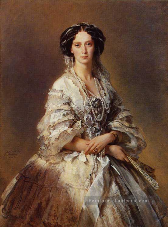 L’impératrice Maria Alexandrovna de Russie portrait royauté Franz Xaver Winterhalter Peintures à l'huile
